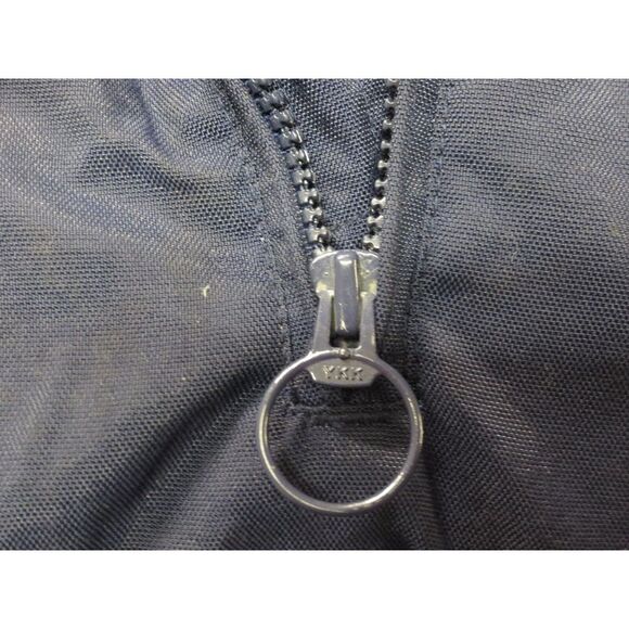 Men's Columbia 90's Jacket Blue‎ Black 1/2 Zip CONVERT Size XL Nylon VTG Coat - Picture 4 of 11